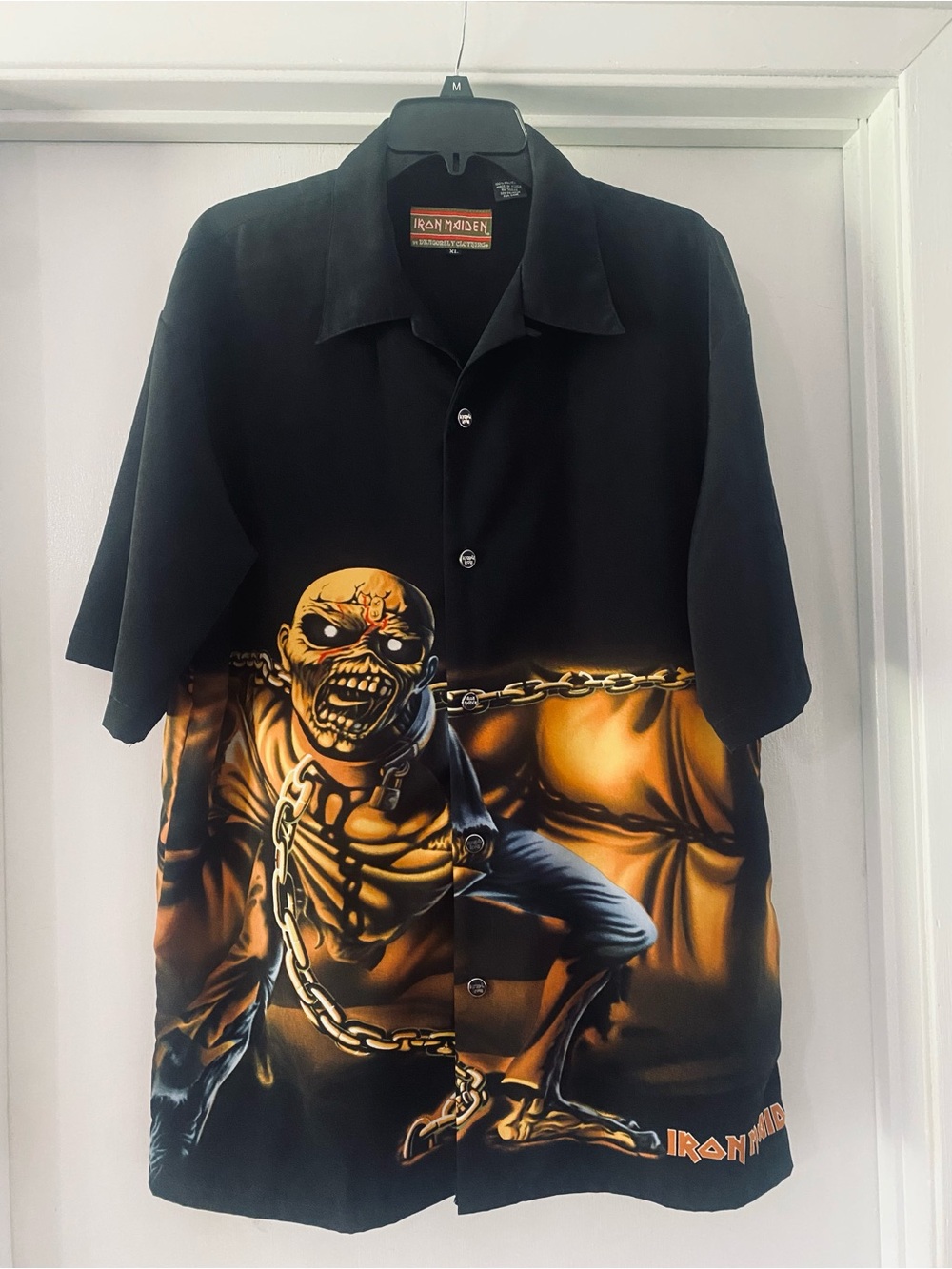 Vintage Iron Maiden Piece of Mind by Dragonfly Eddie in Chains Rare